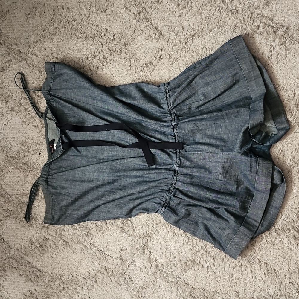 Ladies Denim Romper sz L
